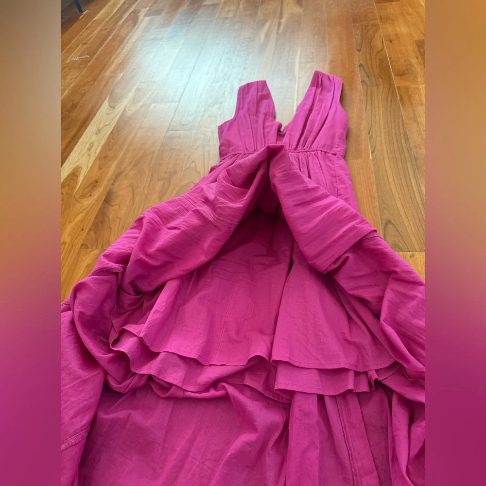 Abercrombie and Fitch pink maxi dress. Size S
